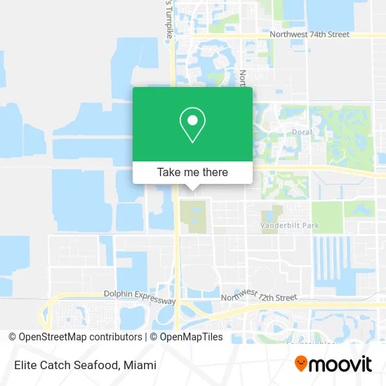 Elite Catch Seafood map