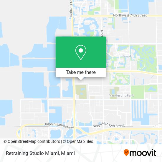 Mapa de Retraining Studio Miami