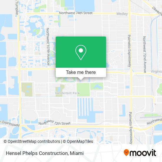 Hensel Phelps Construction map