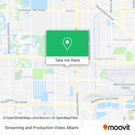 Streaming and Production Video map