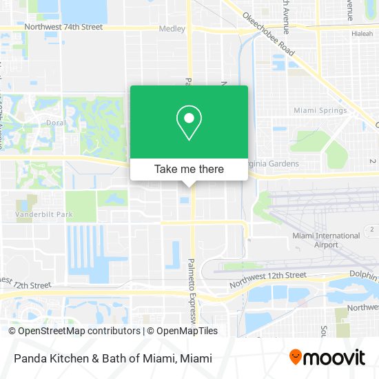 Mapa de Panda Kitchen & Bath of Miami