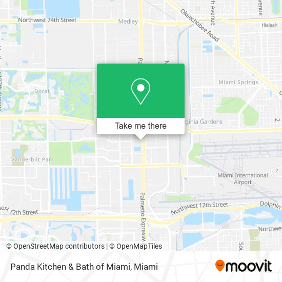 Panda Kitchen & Bath of Miami map