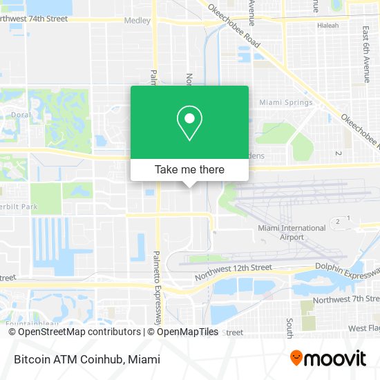 Mapa de Bitcoin ATM Coinhub