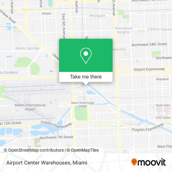 Airport Center Warehouses map