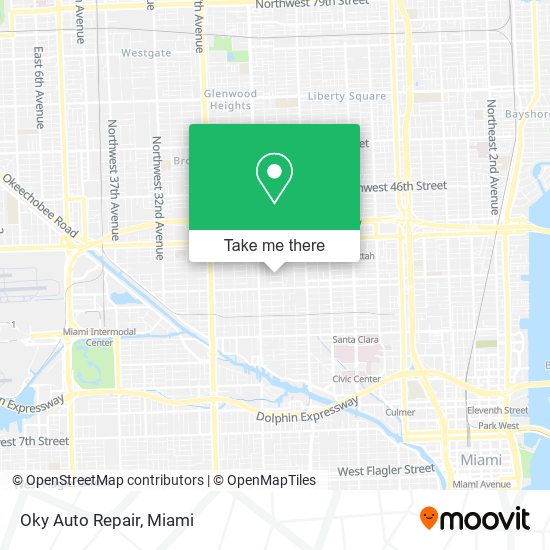 Mapa de Oky Auto Repair