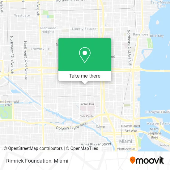 Rimrick Foundation map