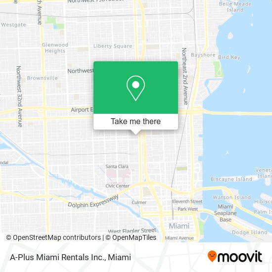 A-Plus Miami Rentals Inc. map