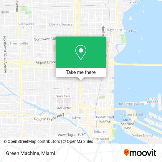 Green Machine map