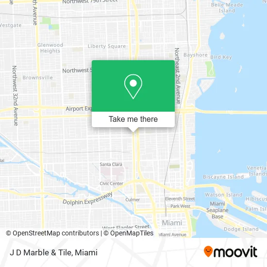 J D Marble & Tile map