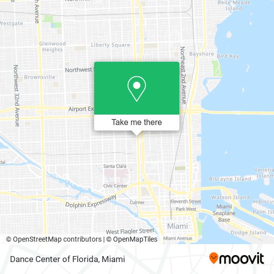 Dance Center of Florida map