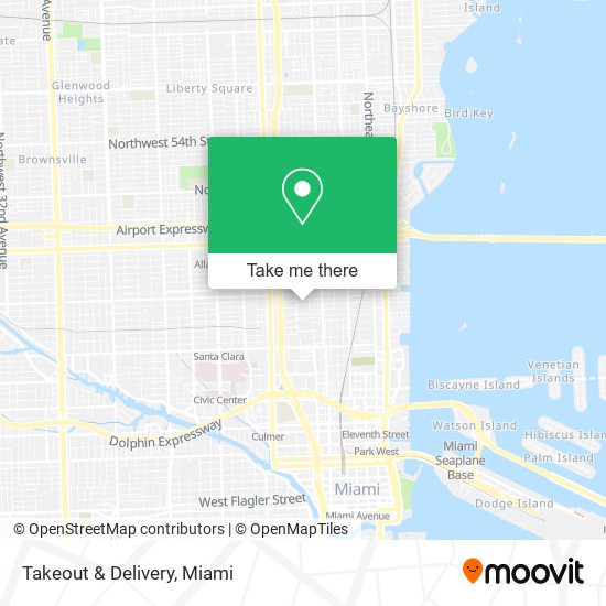 Mapa de Takeout & Delivery