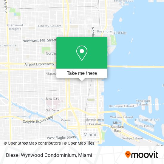 Mapa de Diesel Wynwood Condominium