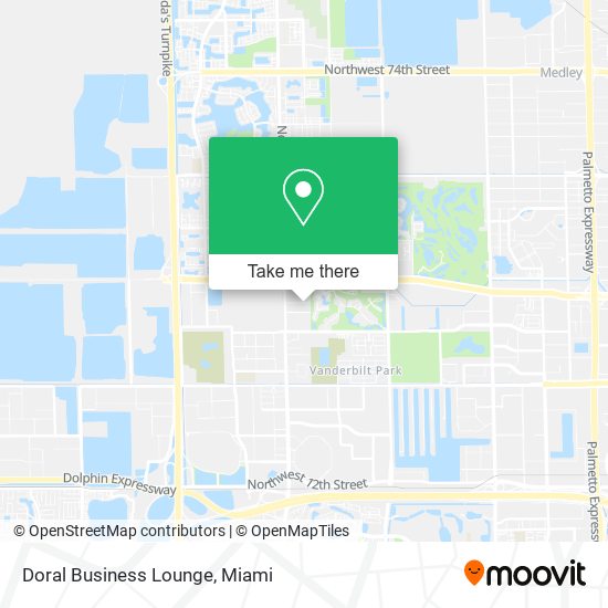 Doral Business Lounge map