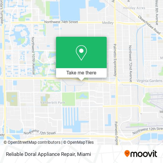 Reliable Doral Appliance Repair map