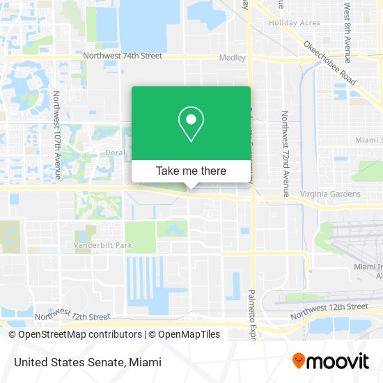 Mapa de United States Senate