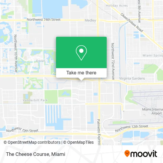 The Cheese Course map