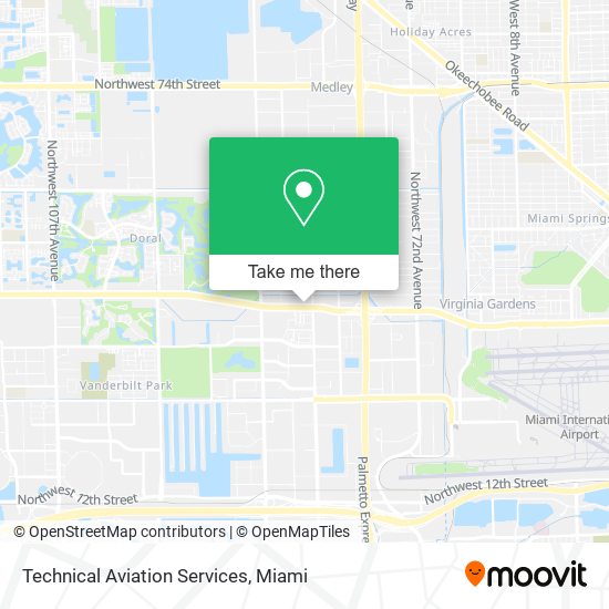 Technical Aviation Services map