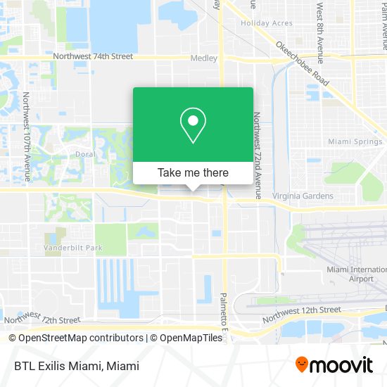 BTL Exilis Miami map