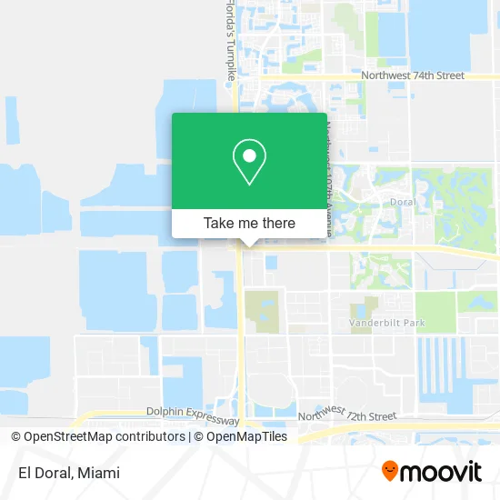 El Doral map