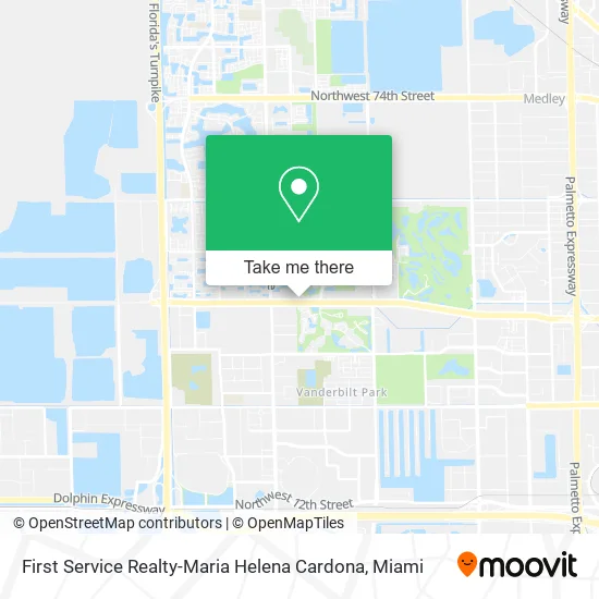 First Service Realty-Maria Helena Cardona map
