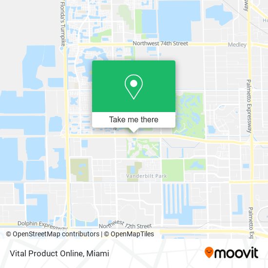 Vital Product Online map