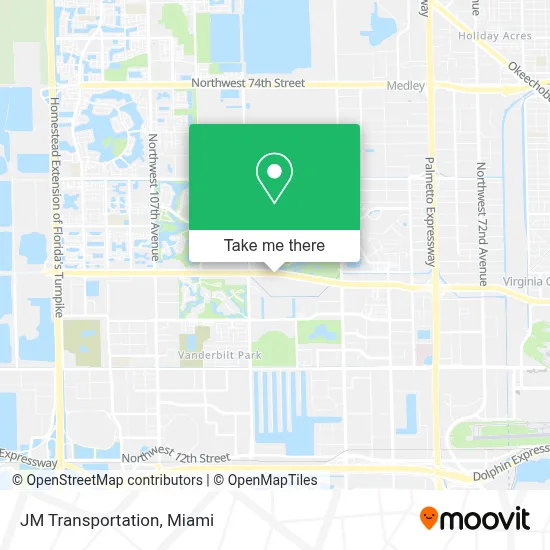 JM Transportation map