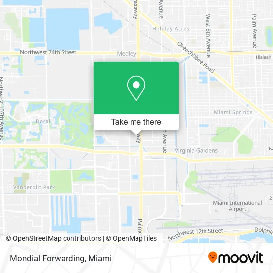 Mondial Forwarding map