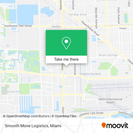 Smooth Move Logistics map