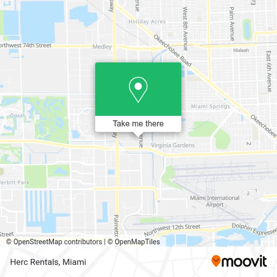 Herc Rentals map