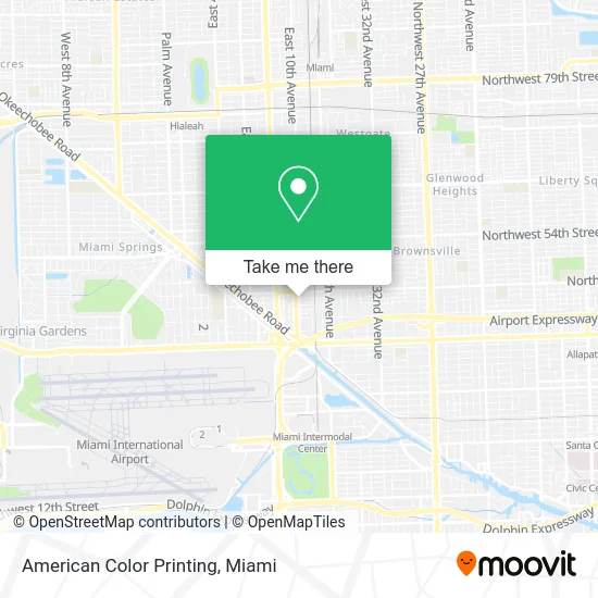 American Color Printing map