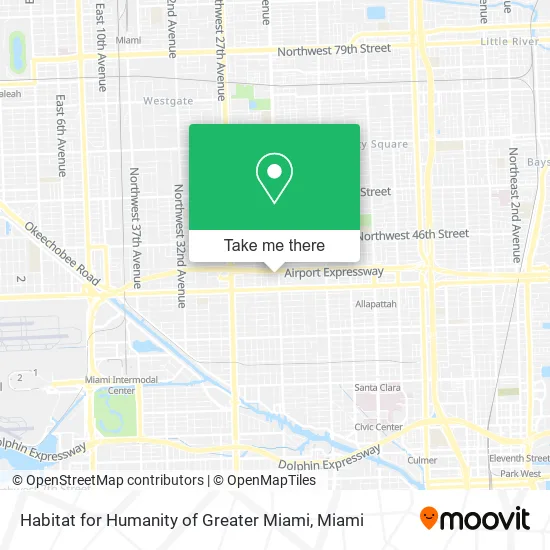 Mapa de Habitat for Humanity of Greater Miami