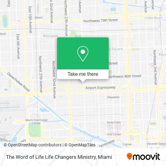 Mapa de The Word of Life Life Changers Ministry