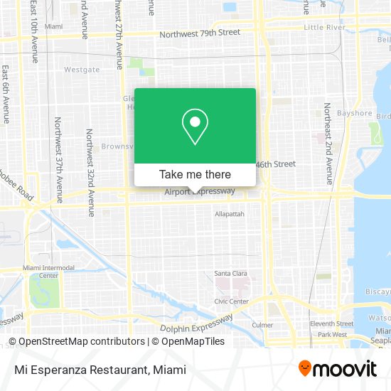 Mapa de Mi Esperanza Restaurant