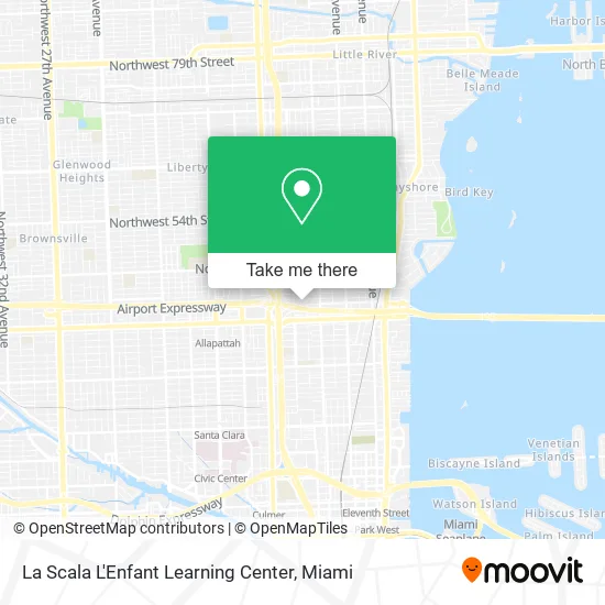 Mapa de La Scala L'Enfant Learning Center
