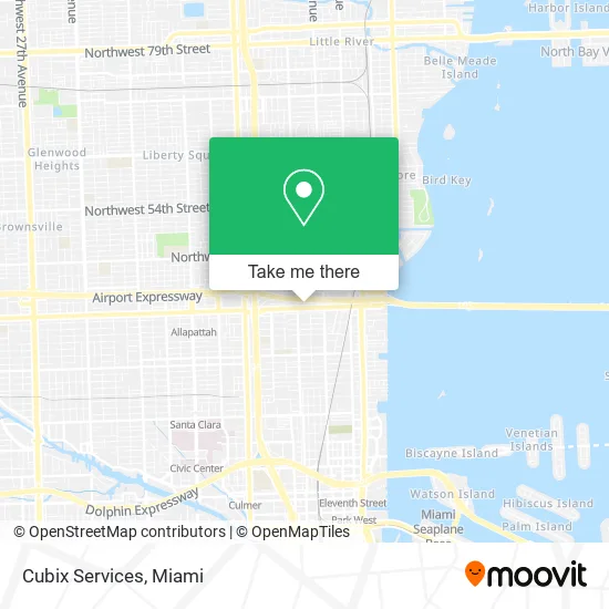 Mapa de Cubix Services