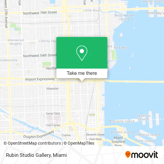 Rubin Studio Gallery map