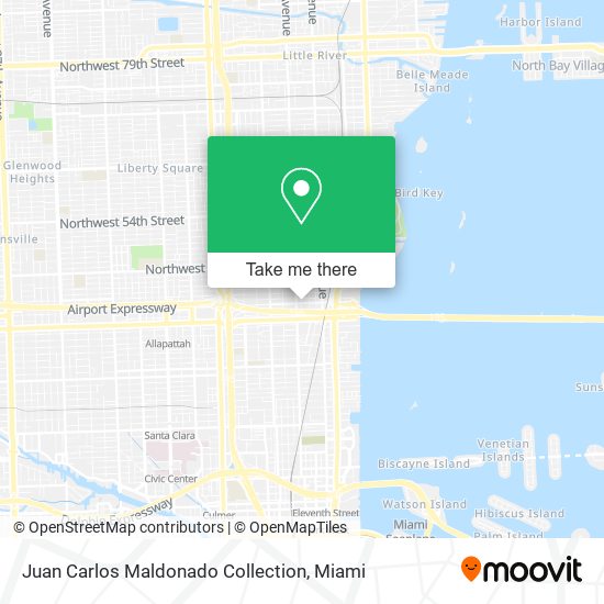 Juan Carlos Maldonado Collection map