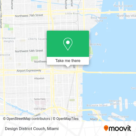 Design District Couch map