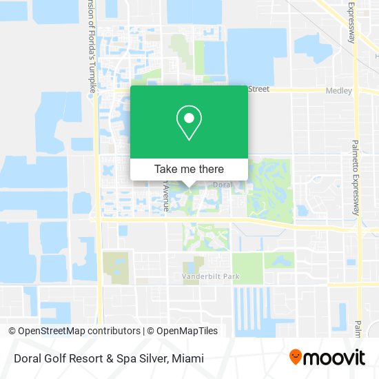 Doral Golf Resort & Spa Silver map