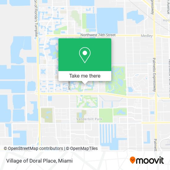 Mapa de Village of Doral Place