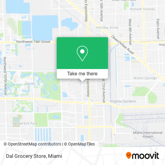 Dal Grocery Store map