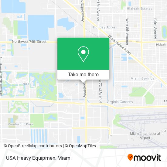 Mapa de USA Heavy Equipmen