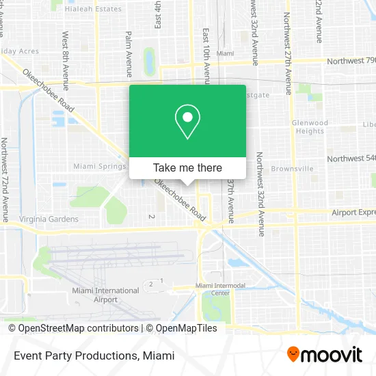 Event Party Productions map