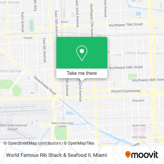 World Famous Rib Shack & Seafood II map