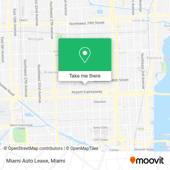 Miami Auto Lease map