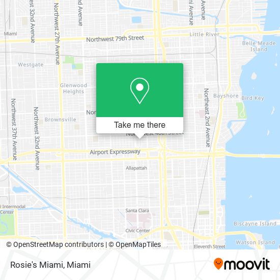 Mapa de Rosie's Miami