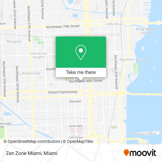 Zen Zone Miami map