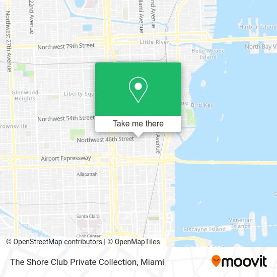 The Shore Club Private Collection map