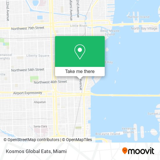 Mapa de Kosmos Global Eats