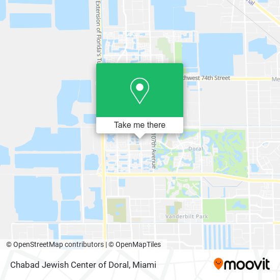 Chabad Jewish Center of Doral map